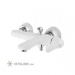 Jazireh white khazar wall mounted bathroom faucet
