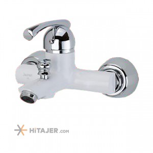 Jazireh white chrome toska wall mounted bathroom faucet