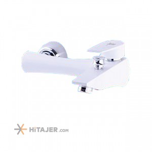 Jazireh white arsam wall mounted bathroom faucet