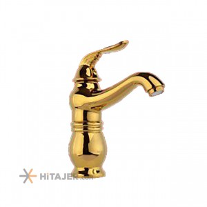 Jazireh gold soren wall mounted bathroom faucet