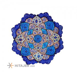 بشقاب مینا کاری حجازی