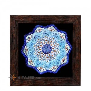 قاب بشقاب 16سانتی میناکاری حجازی