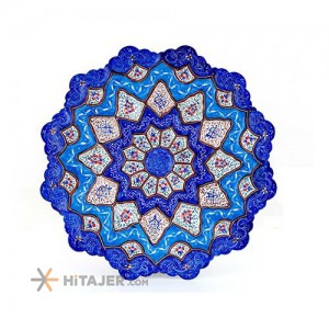 بشقاب مینا کاری حجازی