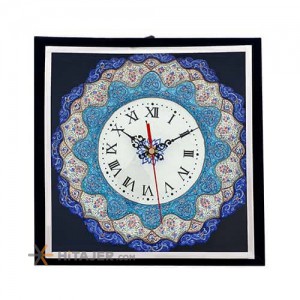 ساعت دیواری میناکاری حجازی