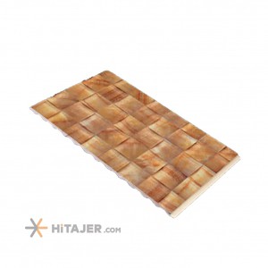 دیوار پوش پی وی سی مرمر کرم قهوه ای تیپ دو آرپان