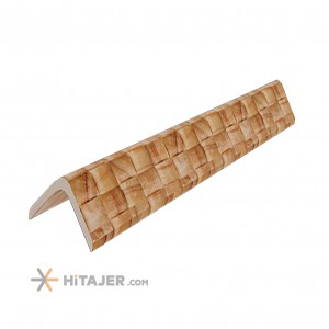 Arpan 5 cm brown cream marble PVC corner