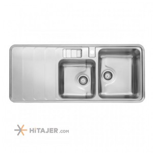 Steel Alborz in set fantasy double bowl sink code 816