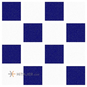 Asia dark blue chess grade 1 tile