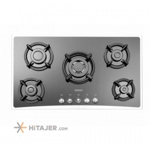 Steel Alborz 5 burner built in gas hob code G 5954 S