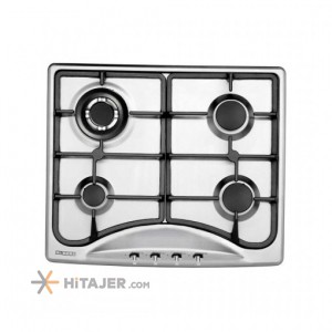 Steel Alborz 4 burner built in gas hob code S 4603