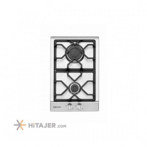 Steel Alborz 2 burner built in gas hob code S 2351