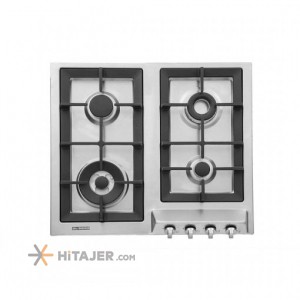 Steel Alborz 4 burner built in gas hob code S 4605