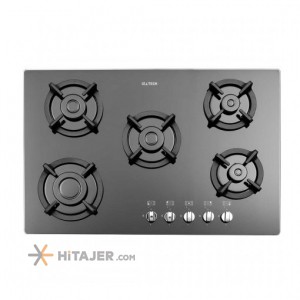 Steel Alborz 5 burner built in gas hob code G 5753