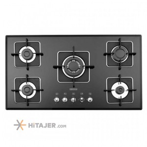 Steel Alborz 5 burner built in gas hob code G 5960