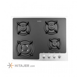 Steel Alborz 4 burner built in gas hob code G 4652 S
