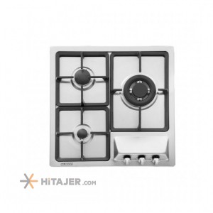 Steel Alborz 3 burner built in gas hob code S 3501