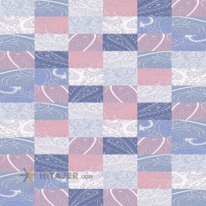 کاشی درجه1 آسیا مدل گلبافت آبی تیره