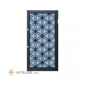 Paya Alborz laser cut metal door with 2mm diameter code 033