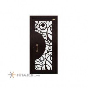 Paya Alborz laser cut metal door with 2mm diameter code 024