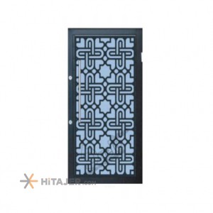 Paya Alborz laser cut metal door with 3mm diameter code 034