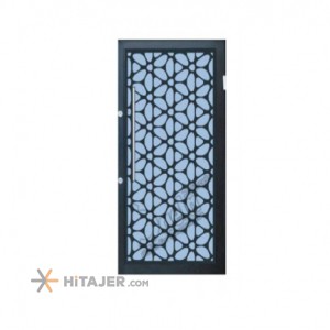 Paya Alborz laser cut metal door with 3mm diameter code 041