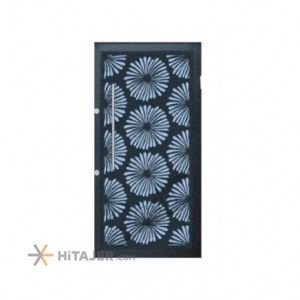 Paya Alborz laser cut metal door with 2mm diameter code 035