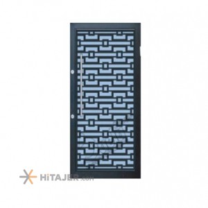 Paya Alborz laser cut metal door with 2mm diameter code 036