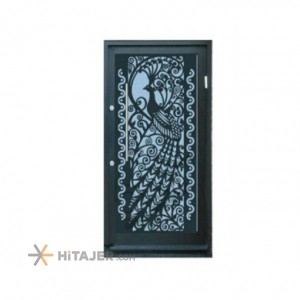 Paya Alborz laser cut metal door with 3mm diameter code 051