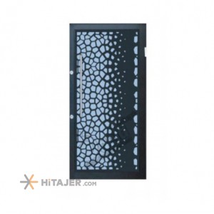 Paya Alborz laser cut metal door with 2mm diameter code 055
