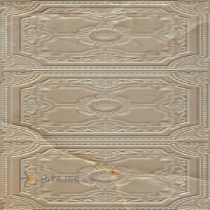 کاشی دکور بژ براق تبریز مدل بی اند