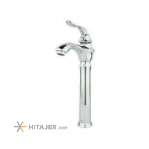 Rassan chrome  tall base basin faucet model Primo