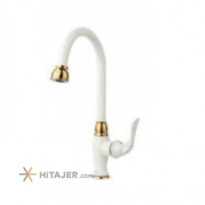 Rassan white  kitchen faucet model Hypo