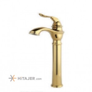 Rassan gold  tall base basin faucet model Primo