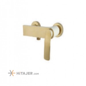 Rassan white and gold toilet faucet model Violet