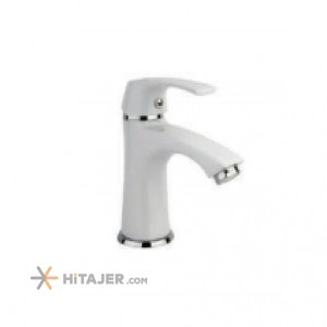 Rassan white  basin faucet model lotus