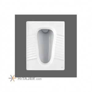 Chini Cord grade 2 flat squat toilet open rimTulips model