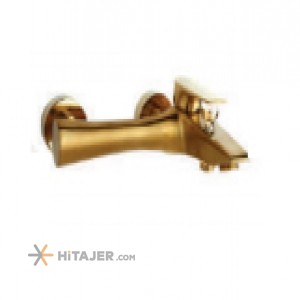 شیر دوش حمام راسان مدل آتیس طلا مات