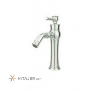 شیر روشویی راسان مدل الیزه کروم مات