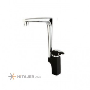 Rassan black helia kitchen faucet