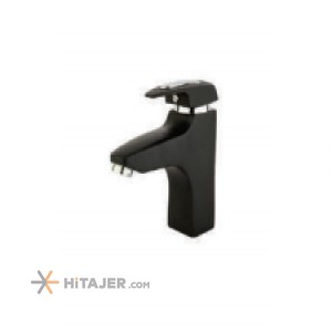 Rassan black basin faucet model Helia