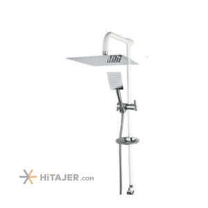assan  chrome white lever universet bathroom shower model Rasha