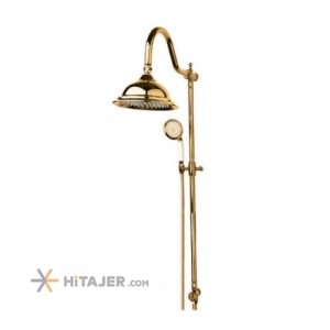 Rassan  gold lever Universet bathroom shower model Hoorner
