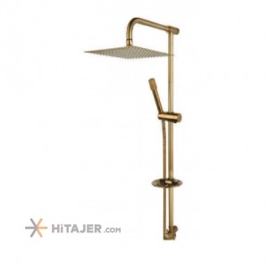 Rassan  matte gold lever universet bathroom shower model Rasha