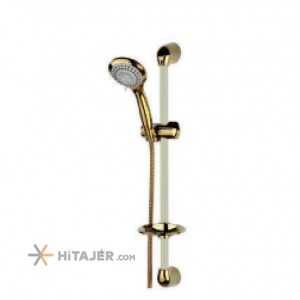 Rassan gold ivory unica multi mode bathroom shower