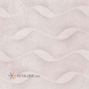 کاشی خاکستری روشن دکور برجسته تبریز مدل گلوری