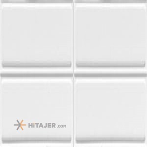 کاشی سفید برجسته تبریز مدل نیلو