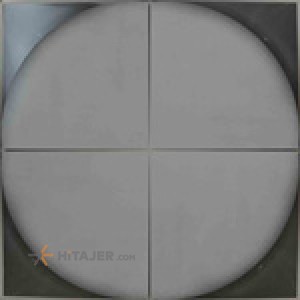 Tabriz Tile Gray Relief Decor Design 2 Analia model