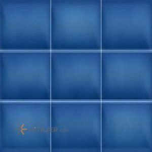 کاشی دکور آبی برجسته تبریز مدل آنالیا