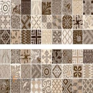 کاشی دکور خاکستری برجسته دو چهره تبریز مدل ویو