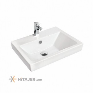 Morvarid sanitary volga 55 cm countertop cabinet wash basin